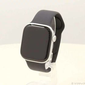 【中古】Apple(アップル) Apple Watch Series 10 GPS 42mm シルバーアルミニウムケース ブラックスポーツバンド 【269-ud】
