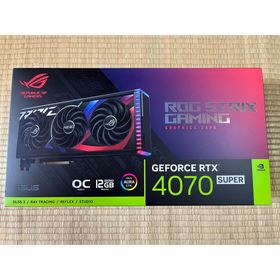 エイスース(ASUS)のASUS ROG-STRIX-RTX4070S-O12G-G 中古(PC周辺機器)