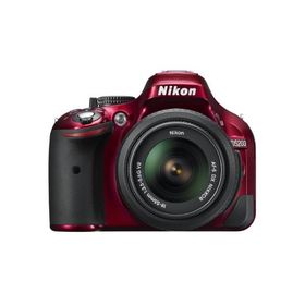 Nikon デジタル一眼レフカメラ D5200 レンズキット AF-S DX NIKKOR 18-55mm f/3.5-5.6G VR レッド D5200LKRD