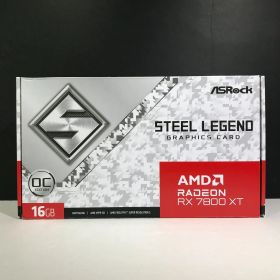 [城東65-064/併売] ASRock アスロック STEEL LEGEND AMD Radeon RX 7800 XT 16GB GDDR6