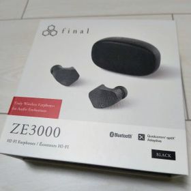 final ZE3000 ブラック ワイヤレスイヤホン