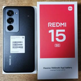 【3/21限定値下げ！】REDMI 15 5G ② ミッドナイトブラック
