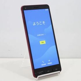 スマートフォン 本体 BASIO4 KYV47 京セラ au SIMロック解除済み SIMフリー 残債なし 32GB レッド