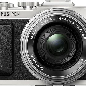 【中古】OLYMPUS PEN E-PL7 14-42mm EZレンズキット シルバー ミラーレス一眼 E-PL7 EZ LKIT SLV