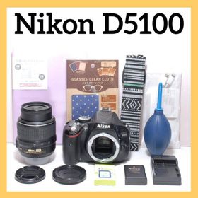 キヤノン(Canon)の✨Nikon D5100✨初心者モデル✨手振れ補正付き✨ 一眼レフカメラ(デジタル一眼)