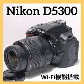 ニコン(Nikon)の一眼レフデビューに✨Nikon D5300✨シングルレンズ✨手ぶれ補正付き(デジタル一眼)