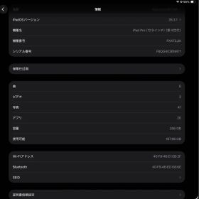iPad Pro 12.9 第4世代