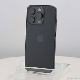 〔中古〕Apple(アップル) iPhone16 Pro 128GB ブラックチタニウム MYMV3J／A SIMフリー〔344-ud〕