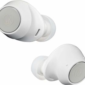 オーディオテクニカ ATH-CKS30TW WH ワイヤレスイヤホン bluetooth 【完全ワイヤレスイヤホン/重低音 / IP55 防水防塵規格/マルチポイント対応/小型軽量 / 最大約20時間再生 / アプリ対応/ヒアスルー/低遅延モード】 ATH-CKS30TW WH ホワイト