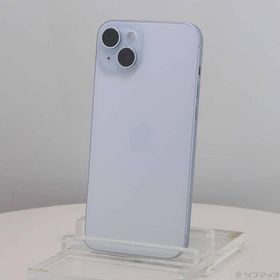 〔中古〕Apple(アップル) iPhone15 Plus 128GB ブルー MU0D3J／A SIMフリー〔276-ud〕