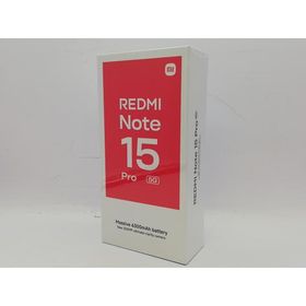 【未使用】Xiaomi 国内版 【SIMフリー】 Redmi Note 15 Pro 5G ブラック 8GB 256GB【立川フロム中武】保証期間３ヶ月