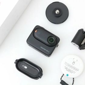 【中古】【美品】Insta360 Insta360 GO 3 (128GB) [ブラック] CA01-M6013-2E2 アクションカメラ ビデオカメラ ハンズフリー 手ブレ補正 タイムラプス 中古