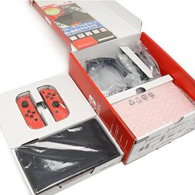 新品同様 Nintendo Switch(有機ELモデル) マリオレッド HEG-S-RAAAA 保護フィルム付