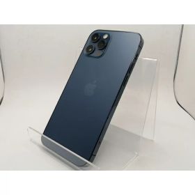 【中古】Apple docomo 【SIMロック解除済み】 iPhone 12 Pro 256GB パシフィックブルー MGMD3J/A【川崎駅前】保証期間1ヶ月【ランクC】
