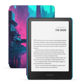 Amazon Kindle Paperwhite Kids 16GB (newest model) - larger 7" glare-free display - Kids read an average of 1+ hour per day with Kindle - Cyber City