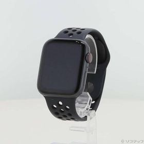 〔中古〕Apple Watch Series 6 Nike GPS + Cellular 44mm スペースグレイアルミニウムケース アンスラサイト／ブラックNikeスポーツバンド〔258-ud〕