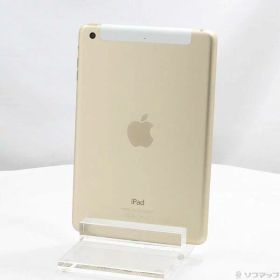 【中古】Apple(アップル) iPad mini 3 64GB ゴールド MGYN2J／A au 【198-ud】