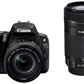 【中古】 Canon デジタル一眼レフカメラ EOS Kiss X9 ブラック ダブルズームキット EF-S18-55mm/EF-S55-250mm付属 EOSKISSX9BK-WKIT