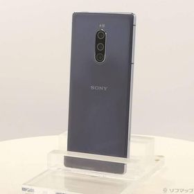 〔中古〕SONY(ソニー) Xperia 1 64GB グレー SOV40 auロック解除SIMフリー〔352-ud〕