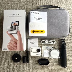【美品】insta360 GO3 128GB ケース付き 保護フィルム貼済
