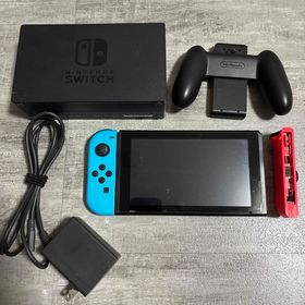 ニンテンドースイッチ(Nintendo Switch)のNintendo Switch JOY-CON(L) ネオンブルー/(R) ネオ(家庭用ゲーム機本体)