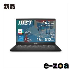 MSI エムエスアイ ビジネスノートPC Modern ZOA限定モデル 14インチ/Core i5/メモリ 16GB/SSD 512GB Modern-14-C13M-0527JP (2623019)