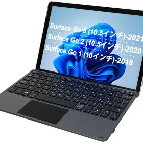 【数量限定】タッチパット搭載 キーボード薄型 ワイヤレスキーボードSurface Bluetooth Go Go 4、Surface カバー Go3（2021）、Surface タイプ Go2（2020）、Surface Surface Go対応 マイクロソフ