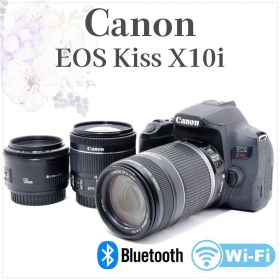 超美品✨シリーズ最新機種✨Canon Eos KissX10i✨トリプルレンズ