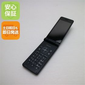 安心保証 良品中古 SH-02L AQUOS ケータイ ブラック 本体 白ロム