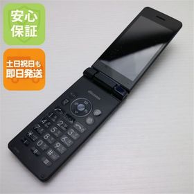 安心保証 良品中古 SH-02L AQUOS ケータイ ブラック 本体 白ロム