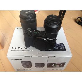 Canon ミラーレス一眼カメラ EOS M3 ダブルズームキット(ブラック) EF-M18-55mm F3.5-5.6 IS STM EF-M55-