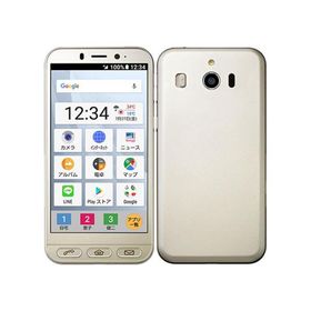 シンプルスマホ4 704SH[32GB] SoftBank シャンパンシルバー【 …