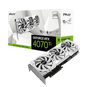 〔中古〕PNY GeForce RTX 4070 Ti 12GB VERTO LED 3FAN White Edition VCG4070T12TFWXPB1〔262-ud〕