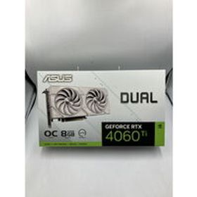 中古 ASUS DUAL-RTX4060TI-O8G-EVO-WHITE (RTX4060Ti 8G) 175546 状態： Cランク
