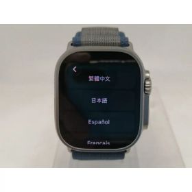 【中古】Apple Apple Watch Ultra2 49mm Cellular チタニウムケース/ブルーアルパインループ(M) MREP3J/A【日本橋3】保証期間1ヶ月【ランクB】