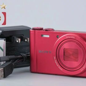 【中古】SONY ソニー Cyber-shot DSC-WX300 レッド コンパクトデジタルカメラ 多言語対応
