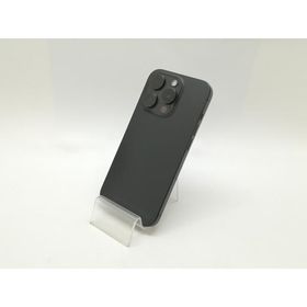【中古】Apple 国内版 【SIMフリー】 iPhone 15 Pro 128GB ブラックチタニウム MTU73J/A【静岡】保証期間１ヶ月【ランクB】