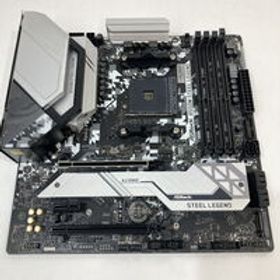 中古 ASRock B550M Steel Legend (B550 AM4 mATX DDR4) 142939 状態： Aランク