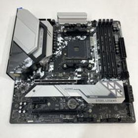 中古 ASRock B550M Steel Legend (B550 AM4 mATX DDR4) 142939 状態： Aランク