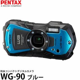 PENTAX WG-90 防水コンパクトデジタルカメラ ブルー 【送料無料】