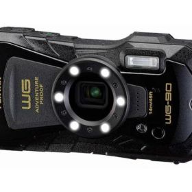【ポイント10倍】 ペンタックス デジタルカメラ PENTAX WG-90 [ブラック] [画素数：1600万画素(有効画素) 光学ズーム：5倍 撮影枚数：300枚 防水カメラ：○] 【P10倍】