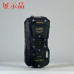 （展示品）PENTAX ペンタックス 防水デジタルカメラ WG-90 ブラック 耐衝撃 防塵 光学5倍【訳アリ】