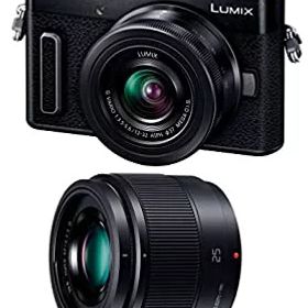 【中古】 パナソニック ミラーレス一眼カメラ ルミックス GF10 ダブルレンズキット 標準ズームレンズ/単焦点レンズ付属 ブラック DC-GF10W-K