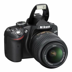 【中古】【非常に良い】Nikon デジタル一眼レフカメラ D3200 レンズキット AF-S DX NIKKOR 18-55mm f/3.5-5.6G VR付属 ブラック D3200LKBK
