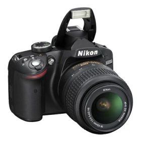 【中古】（新古品） Nikon デジタル一眼レフカメラ D3200 レンズキット AF-S DX NIKKOR 18-55mm f/3.5-5.6G VR付属 ブラック D3200LKBK