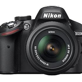 【中古】Nikon デジタル一眼レフカメラ D3200 レンズキット AF-S DX NIKKOR 18-55mm f/3.5-5.6G VR ブラック D3200LKBK