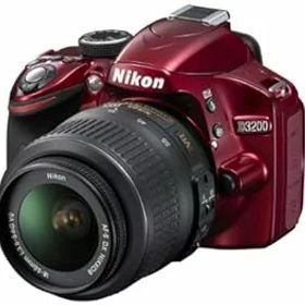 【中古】(良い)Nikon デジタル一眼レフカメラ D3200 ボディー レッド D3200RD