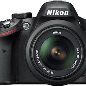 【中古】Nikon デジタル一眼レフカメラ D3200 レンズキット AF-S DX NIKKOR 18-55mm f/3.5-5.6G VR付属 ブラック D3200LKBK