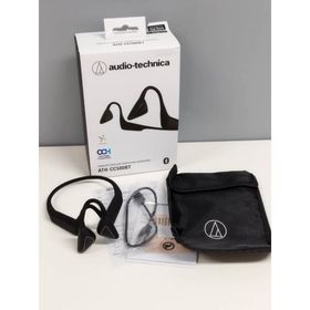【未使用に近い】audio-technica ATH-CC500BT/ワイヤレス骨伝導イヤホン