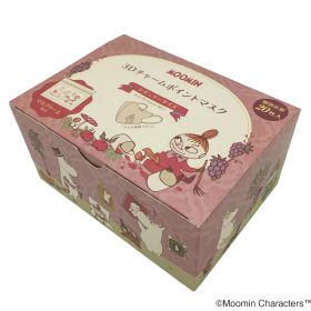 日本マスク ムーミン 3D チャームポイント マスク 20枚入 BOXマスク